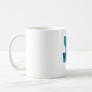 Ride the Wave Surfboard Icon Coffee Mug