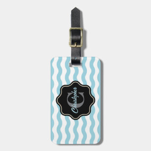 Ride the Waves in Style – Personalised Summer  Luggage Tag