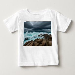 "Ride the Waves: Ocean Vibes Tee" Baby T-Shirt