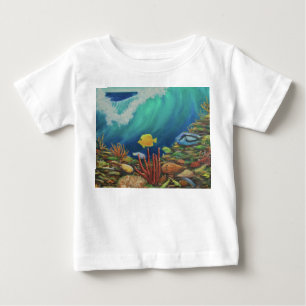 "Ride the Waves: Ocean Vibes Tee" Baby T-Shirt