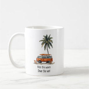 Ride the Waves VW Campervan Mug