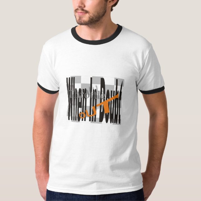 Ride, throttle out T-Shirt (Front)