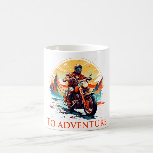 Ride to Adventure Coffee Mug (Center)