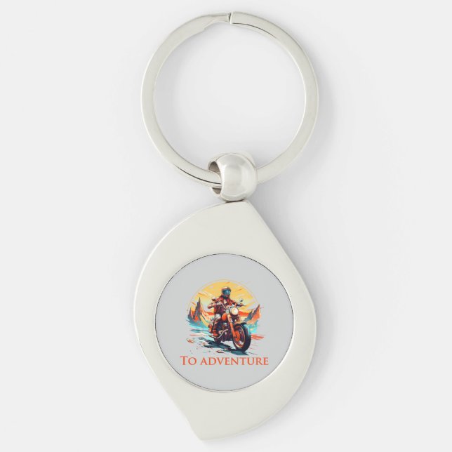Ride to Adventure Key Ring (Front)
