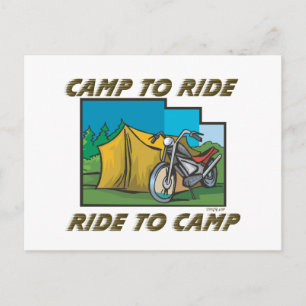 Ride to Camp Postcard
