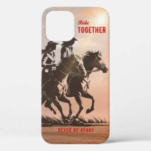 Ride together- A wonderful Western life    iPhone 12 Case