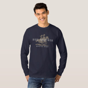 Ride together- Western life (Dark) Men's L.S T-Shirt