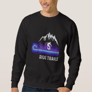 Ride Trails Onewheel Retro Vintage One Wheel float Sweatshirt