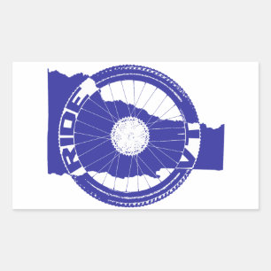 Ride Vermont Rectangular Sticker
