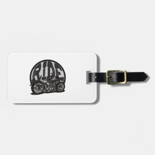 Ride Vintage Motorcycle Luggage Tag