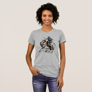 Ride Wild   Women's Slim Fit T-Shirt