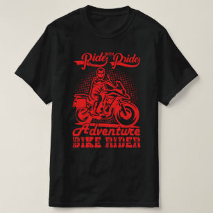 Ride with pride   Motorbike vector T-Shirt