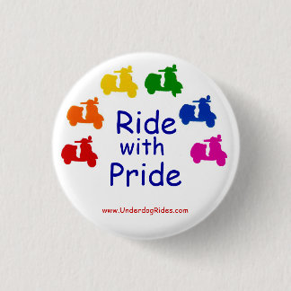 Ride with Pride Scooter Button