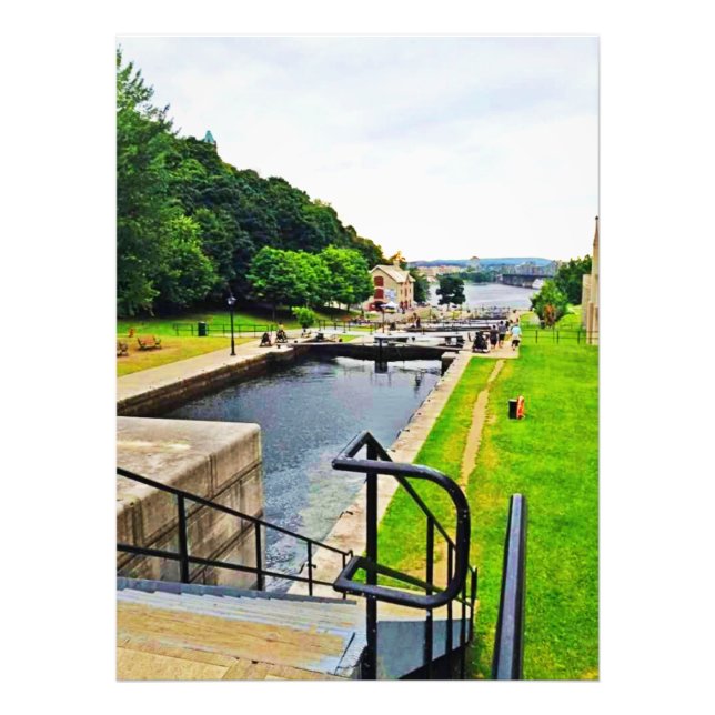 Rideau Canal Waterway. Buy Now Photo Print (Front)