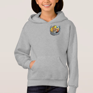Rider And Horse Girls Hoodie