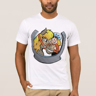 Rider And Horse Mens T-Shirt