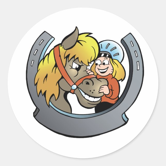 Rider And Horse Stickers (Front)