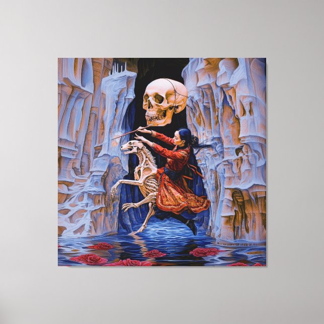Rider Canvas Print (Front)