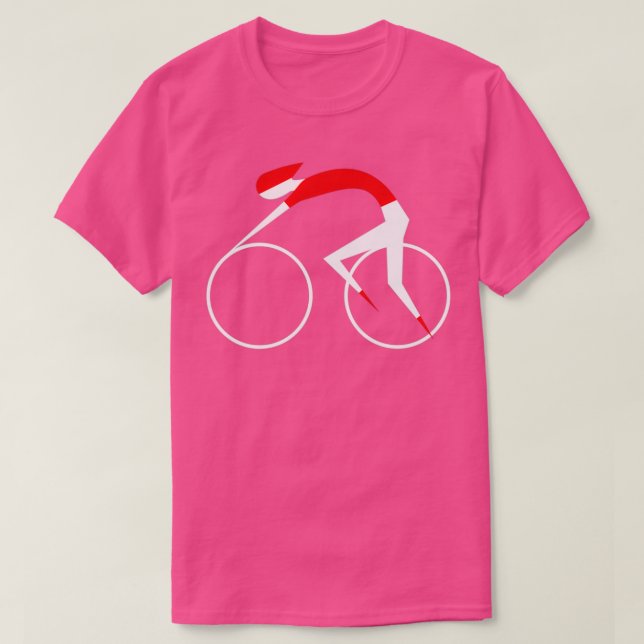 Rider Maillot RojoRed Jersey T-Shirt (Design Front)