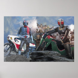 Rider Masked Kamen Hero Poster
