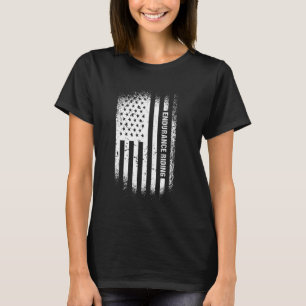 Rider Us Flag Endurance Riding T-Shirt