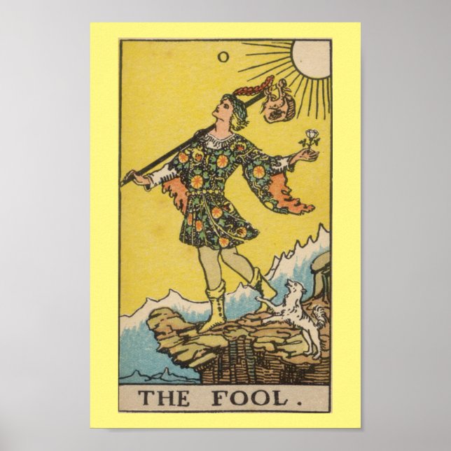 Rider Waite Smith Tarot: The Fool Poster (Front)