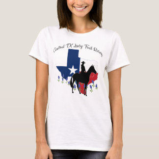 Rider With Hat and Bluebonnets T Shirt
