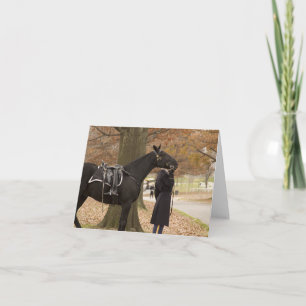 Riderless Horse Escort Card