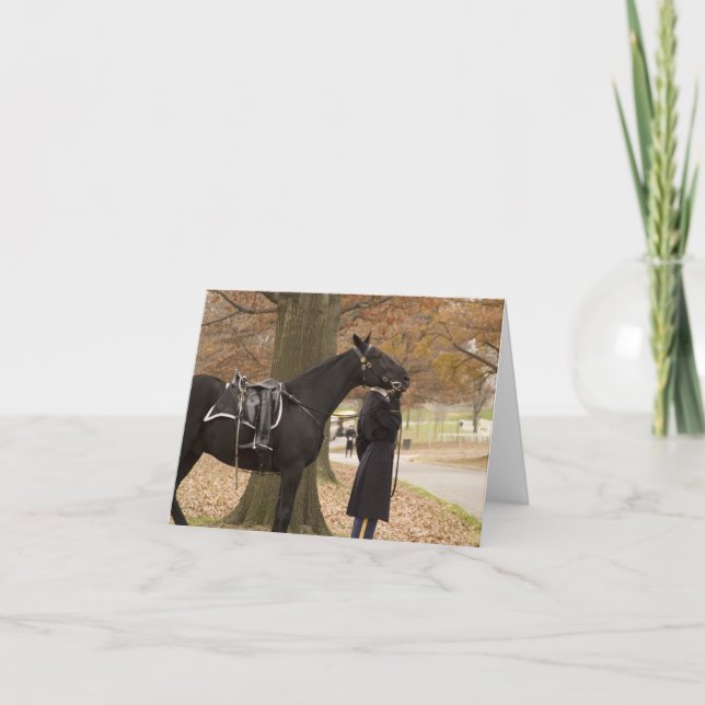 Riderless Horse Escort Card (Front)