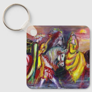 RIDERS IN THE NIGHT detail Key Ring
