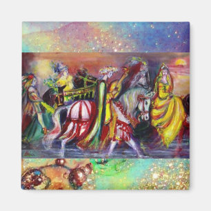 RIDERS IN THE NIGHT detail Magnet