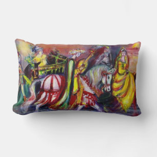 RIDERS IN THE NIGHT LUMBAR CUSHION
