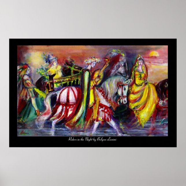 Riders in the Night Poster (Front)