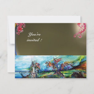 RIDERS IN THE STORM gem grey Invitation