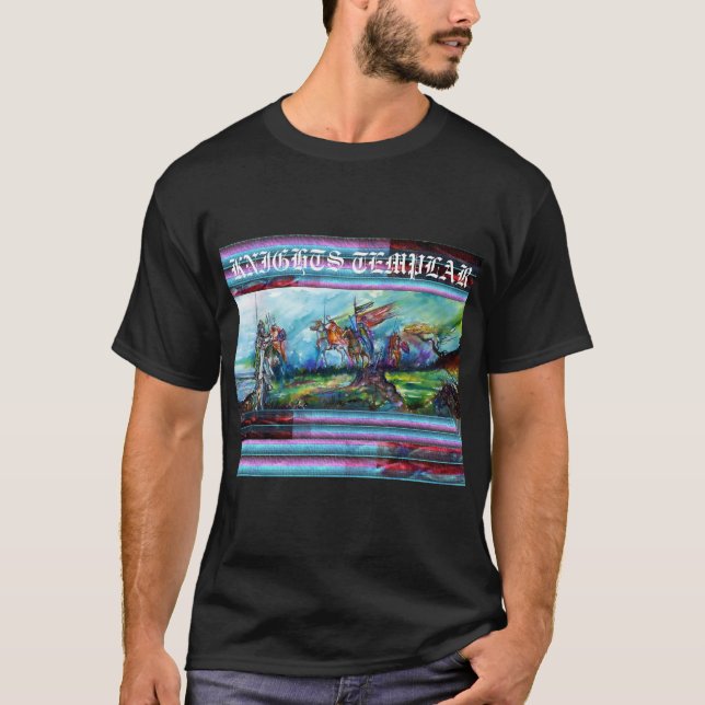 RIDERS IN THE STORM KNIGHTS TEMPLAR T-Shirt (Front)