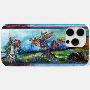 RIDERS IN THE STORM Mediaeval Knights Blue iPhone 15 Pro Max Case