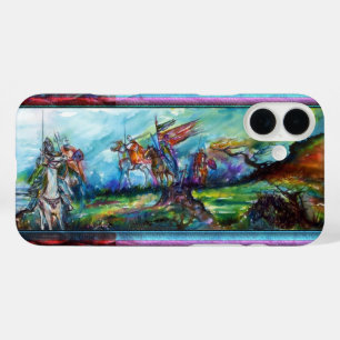 RIDERS IN THE STORM Mediaeval Knights Blue iPhone 16 Plus Case