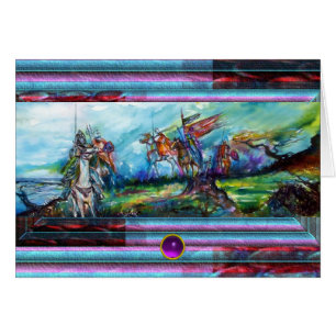 RIDERS IN THE STORM Mediaeval Knights Horseback