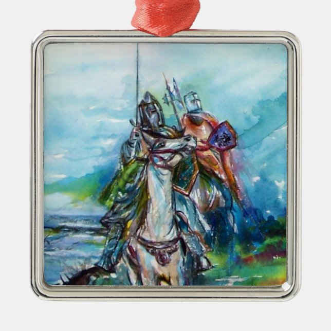 RIDERS IN THE STORM METAL TREE DECORATION (Front)