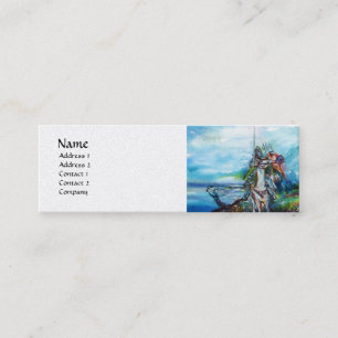 RIDERS IN THE STORM pearl paper Mini Business Card