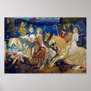 Riders of the Sidhe, c. 1911 by John Duncan Poster