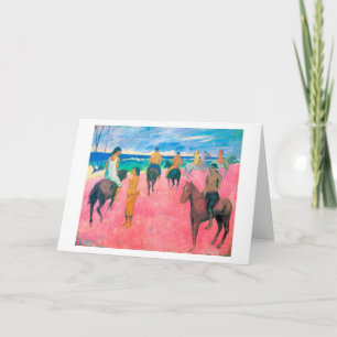Riders on the Beach, Gauguin Card