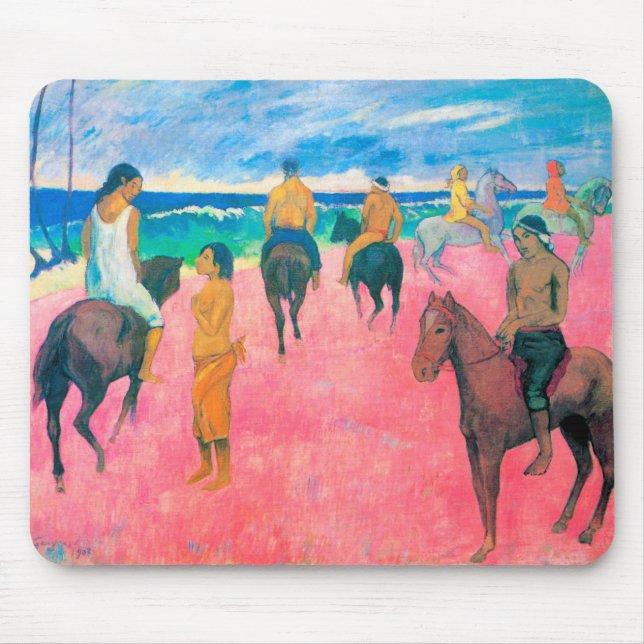 Riders on the Beach, Gauguin Mouse Mat (Front)