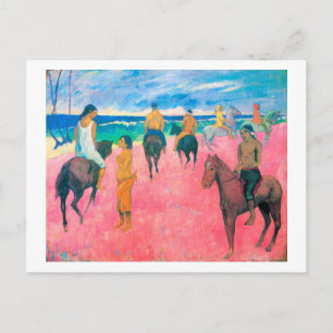 Riders on the Beach, Gauguin Postcard