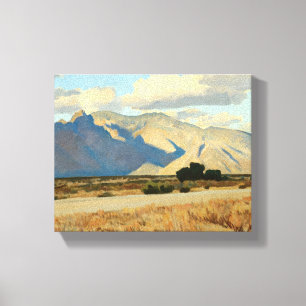 Ridge and Rillito, Arizona by Maynard Dixon Canvas Print