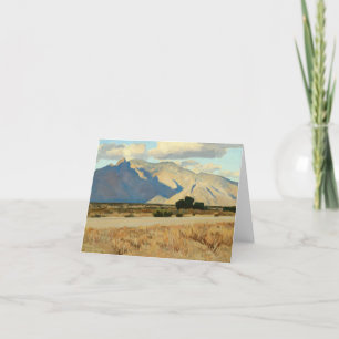 Ridge and Rillito, Arizona by Maynard Dixon Thank You Card