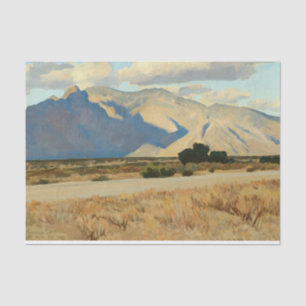 Ridge and Rillito, Arizona by Maynard Dixon Tissue Paper