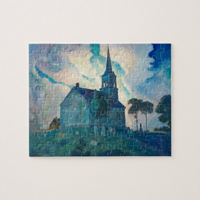 Ridge Church by Newell Convers Wyeth Jigsaw Puzzle (Horizontal)