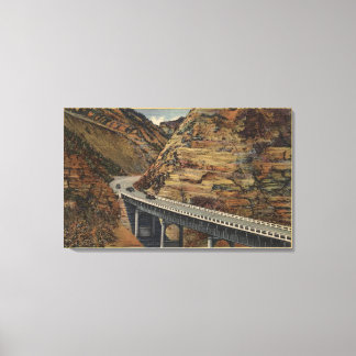 Ridge Route Cut-off, Going to Bakersfield Canvas Print