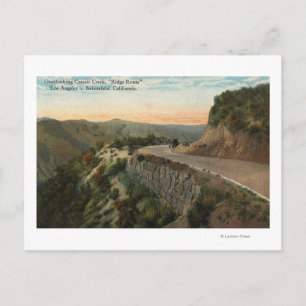 Ridge Route, Overlooking Castaic Creek Postcard